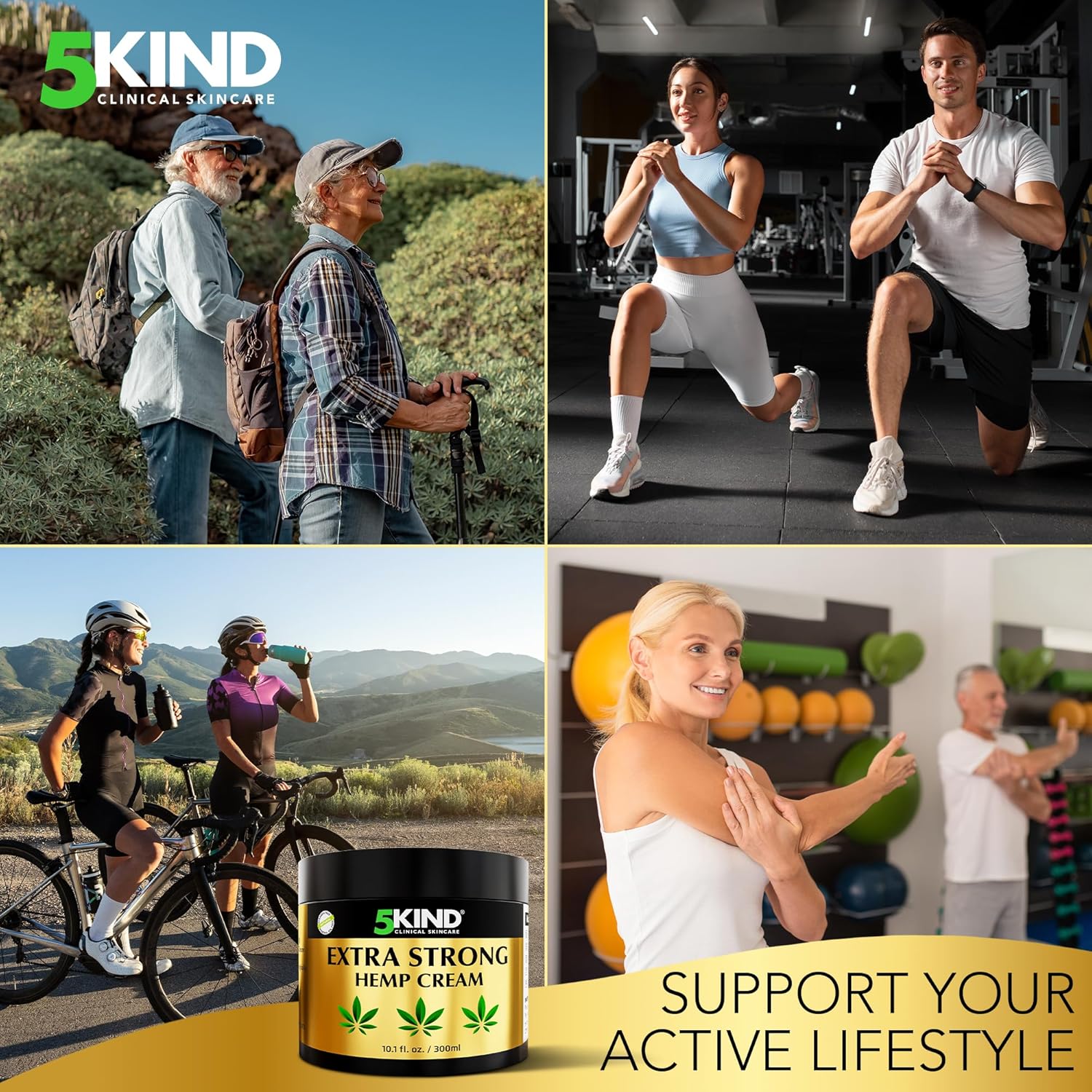 5KIND Hemp Cream - Support Your Active Lifestyle