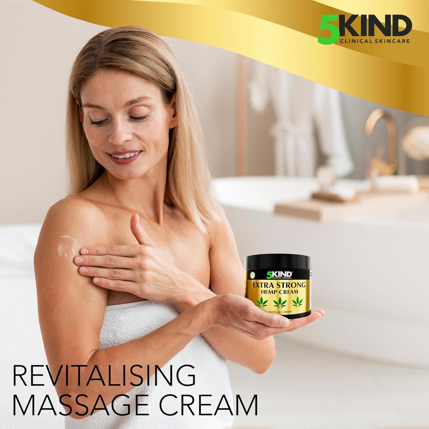 5KIND Hemp Cream - Revitalising Massage Cream
