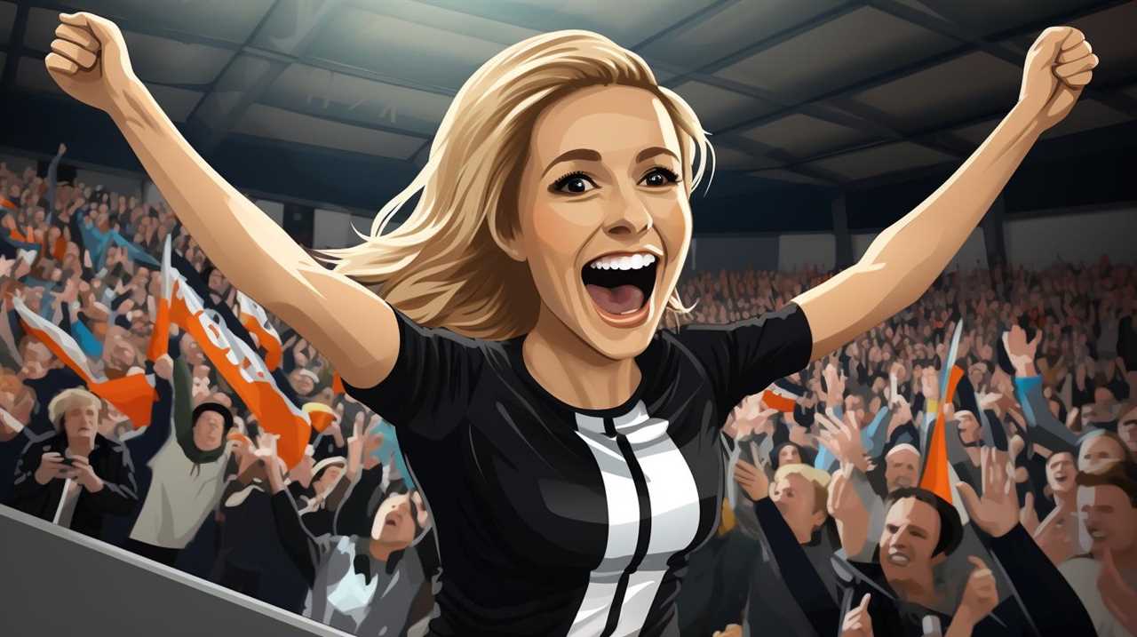 TNT Sports Presenter Lynsey Hipgrave Spotted Dancing in the Stands at Newcastles Champions League Match