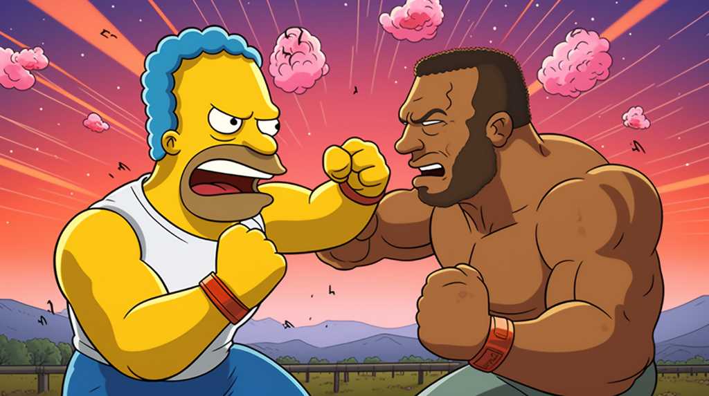 Francis Ngannou Mocks Tyson Fury with Simpsons Sketch After Epic Fight