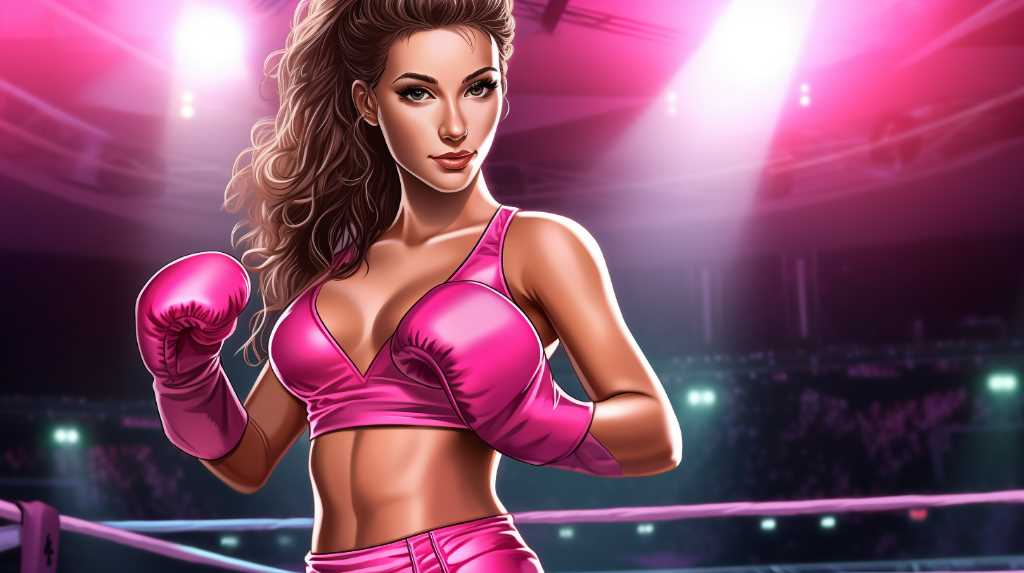 Boxing Ring Girl Apollonia Llewellyn Turns Heads in Pink Jumpsuit as Fans Pop the Question