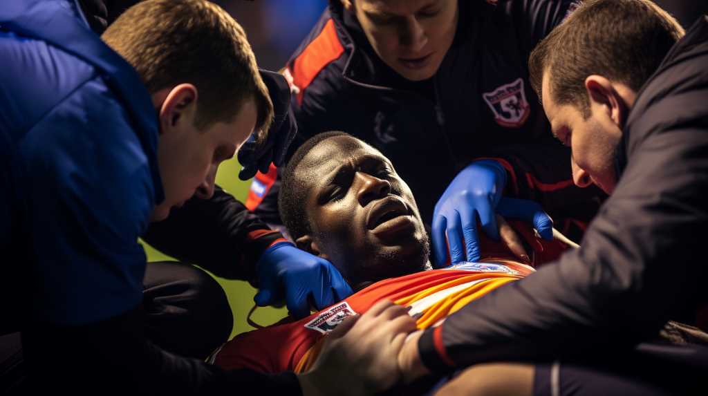 Crystal Palace midfielder Cheick Doucoure suffers injury during match against Luton Town