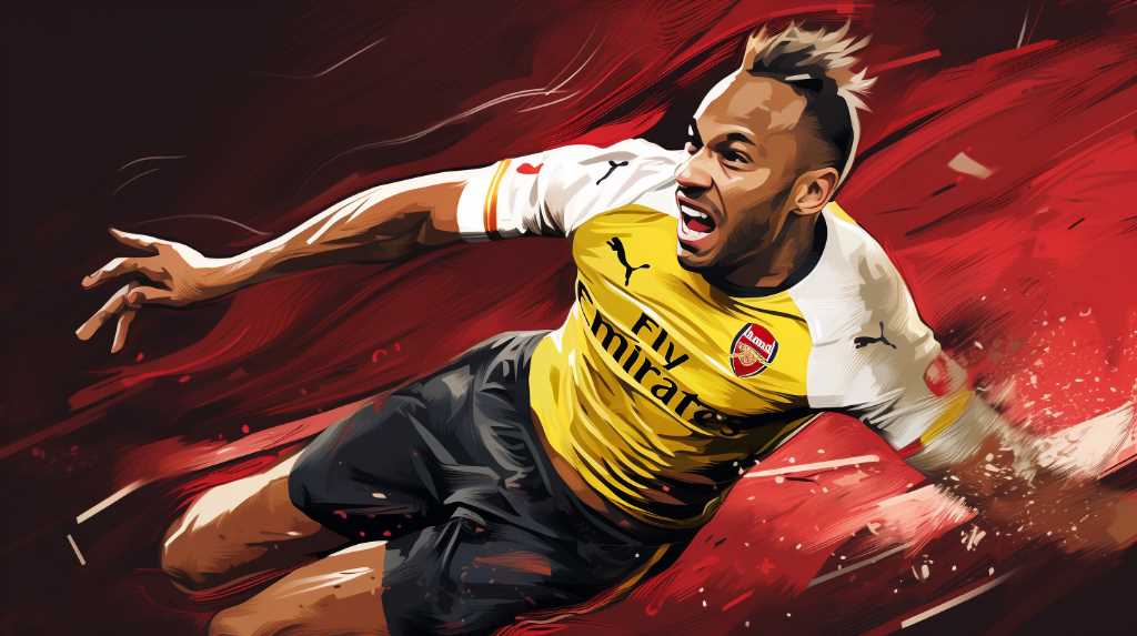 Former Arsenal Captain Aubameyang Scores Incredible Overhead Kick in Europa League