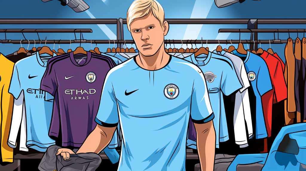 Man City Star Erling Haaland Applies to Trademark His Initials - Possible Range of Silk Pyjamas in the Works