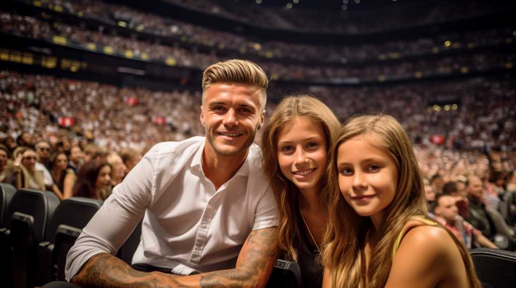 Romeo Beckham and Girlfriend Mia Regan Show Support at World Darts Final