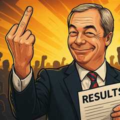 Farage's Middle Finger to Critics: They're Not Laughing Now as Reform UK Storms Election