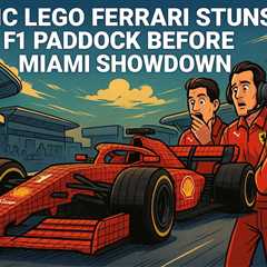 Epic Lego Ferrari Stuns F1 Paddock Before Miami Showdown