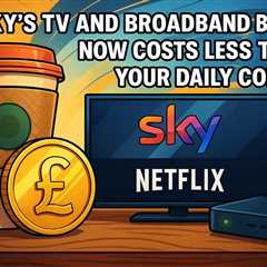 Sky's TV and broadband bundle now costs less than your daily coffee – and they've thrown in Netflix too!