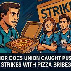 Junior docs' union caught pushing for strikes with pizza bribes – despite massive pay rise
