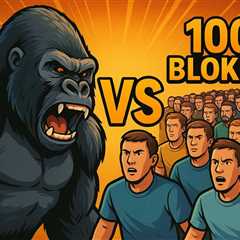 GORILLA vs 100 BLOKES: The Internet's Most Ridiculous Showdown Has Everyone Losing Their Minds