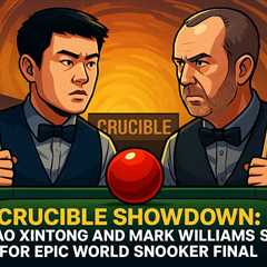 Crucible Showdown: Zhao Xintong and Mark Williams Set for Epic World Snooker Final