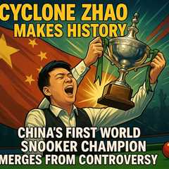 Cyclone Zhao Makes History: China's First World Snooker Champion Emerges from Controversy