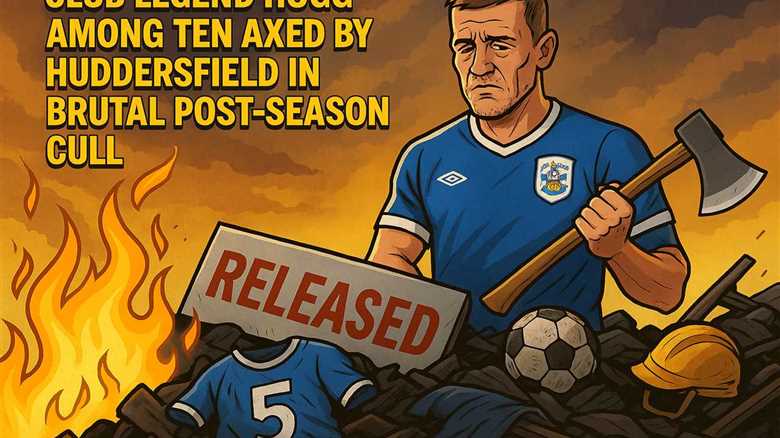 Club legend Hogg among TEN axed by Huddersfield in brutal post-season cull