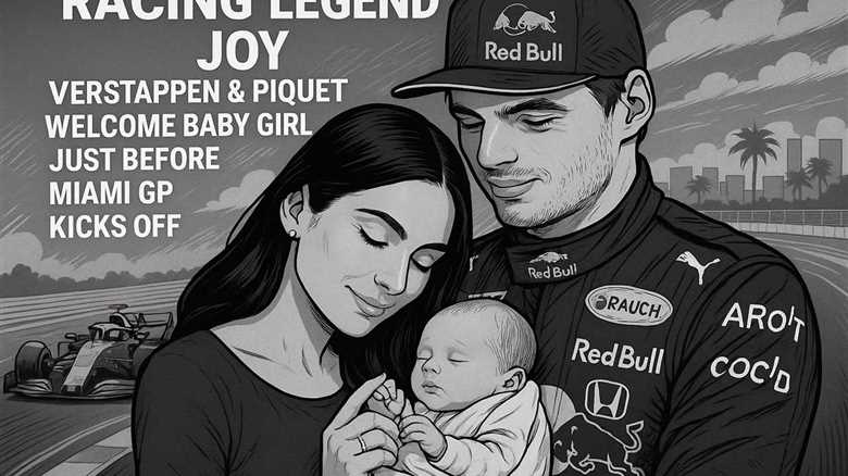 Racing Legend's Joy: Verstappen & Piquet Welcome Baby Girl Just Before Miami GP Kicks Off