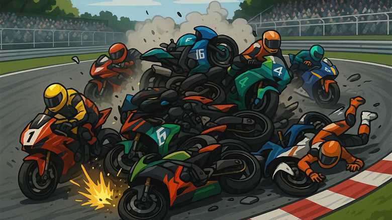 Chaos at Oulton Park: 11-bike pile-up forces British Superbikes Championship to SCRAP opening round