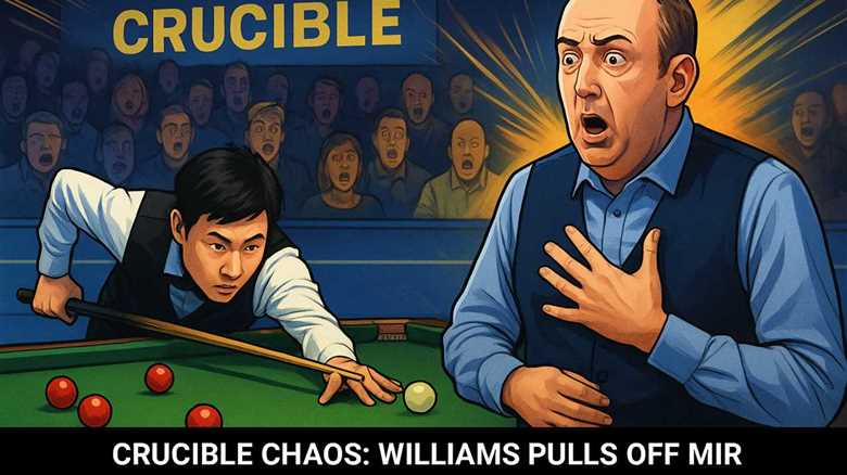 Crucible Chaos: Williams Pulls Off Miracle Against Zhao in 2025 World Snooker Final